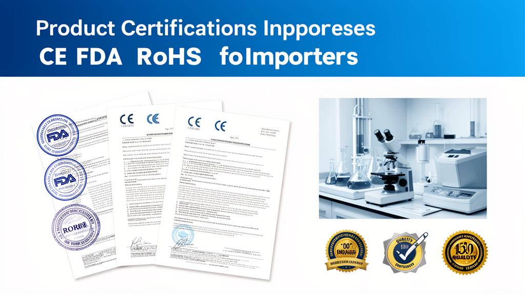 Product Certifications Explained: CE, FDA, RoHS & What You Need for Your Market